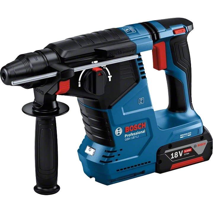 Акумуляторний перфоратор з SDS plus (Bosch GBH 187-LI) (1687577)