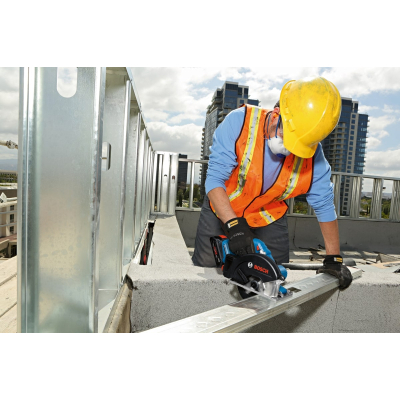 Дискова пила Bosch GKM 18V-50, 18V, 2x5Ah, 136 мм, 4250 об/хв (0.601.6B8.002)