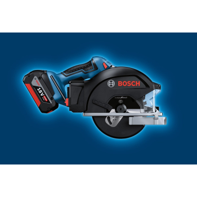 Дискова пила Bosch GKM 18V-50, 18V, 2x5Ah, 136 мм, 4250 об/хв (0.601.6B8.002)