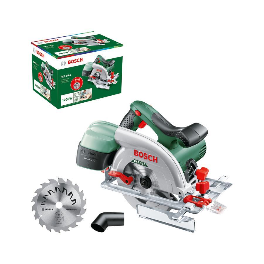 Дискова пила Bosch KS 55 A 1200Вт, 160мм, 3.9кг (0.603.501.002)