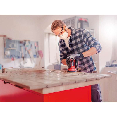 Шліфувальна машина Einhell TE-RS 18LI - Solo 18В, 125 мм, 14000-22000кол/хв, (без АКБ та ЗП) (4462010)