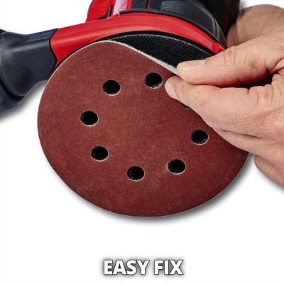 Шліфувальна машина Einhell TE-RS 18LI - Solo 18В, 125 мм, 14000-22000кол/хв, (без АКБ та ЗП) (4462010)