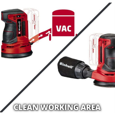 Шліфувальна машина Einhell TE-RS 18LI - Solo 18В, 125 мм, 14000-22000кол/хв, (без АКБ та ЗП) (4462010)