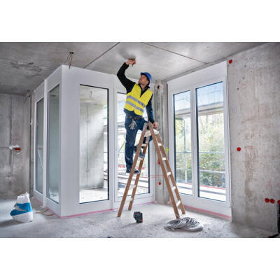 Лазерний нівелір Bosch Professional GCL 2-50 G, до 15 м, з тримачем RM 10, затиском DK 10, мішенню, кейс (0.601.066.M02)