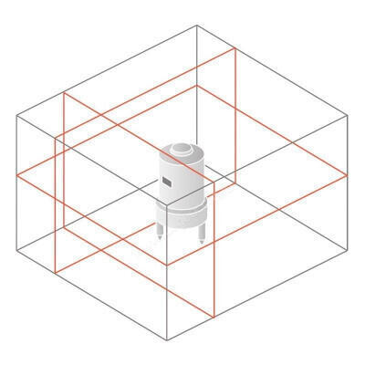 Лазерний нівелір Bosch GLL 3-80 C +LR7 +BM1, 12В, L-Boxx (0.601.063.R05)