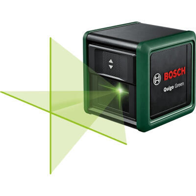 Лазерний нівелір Bosch Quigo Green, точність ± 0.8 мм/м, 12 м, зелений, 0.27 кг (0.603.663.C02)