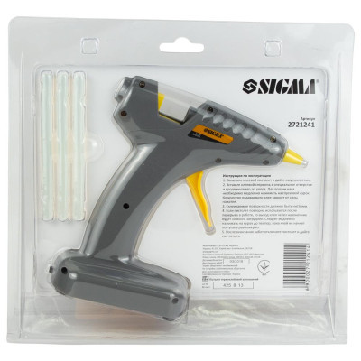Клейовий пістолет Sigma автономний 8мм 8Вт/6В (2721241)