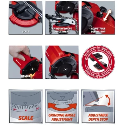 Точильний верстат Einhell для заточування ланцюгів GE-CS 18 Li - Solo, 18В PXC (без АКБ та ЗП) (4499940)