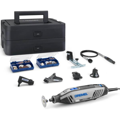Гравер Dremel 4250 6-128 Platinum+ 175В 5000-35000об/хв, 128 акс, 6 насадок, 3.78кг (F.013.425.0JS)