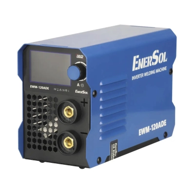 Зварювальний апарат Enersol інверторний, 20-120 A, 5.1 кВт, 2.9 кг (EWM-120ADE)