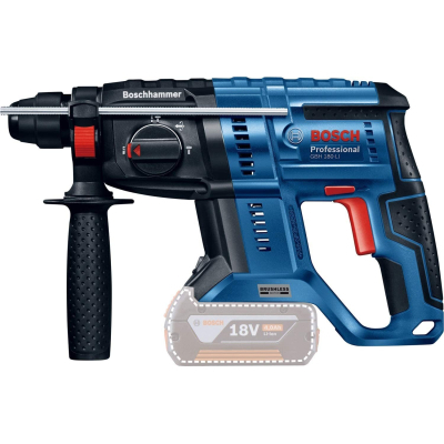 Набір електроіструментів Bosch електичних GBH 180-LI+GSR 180-LI в кейсі+2xGBA 18V 4.0Ah+GAL 18V-40 (0.615.990.M31)