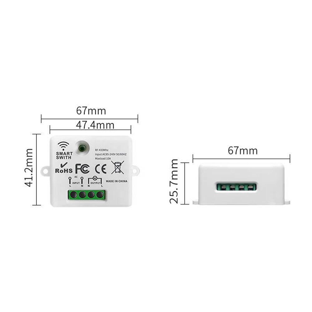 Розумне реле з WiFi Trinix TRX-WC01(WiFi)10А (1687387)