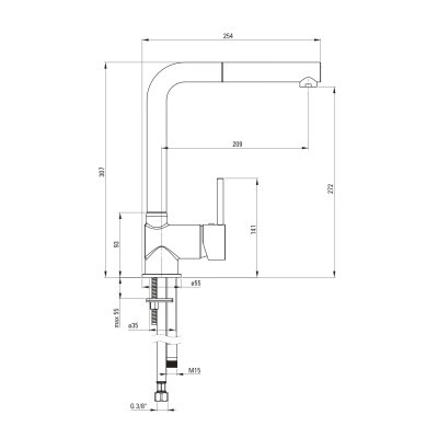 Змішувач Deante Aster (BCA_N73M)