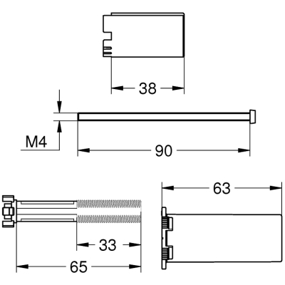 Змішувач Grohe 14048000 (CV030550)