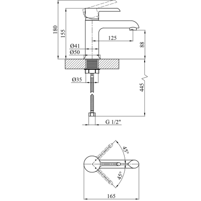 Душовий гарнітур Kroner Essen-SCH063 + змішувач Essen-SCH030 + змішувач Essen-SCH010 (CVS30219)