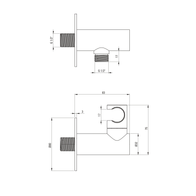 Душовий гарнітур Deante Silia (BQS_R18P)