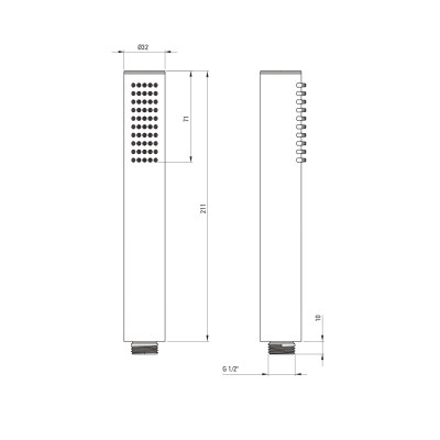 Душовий гарнітур Deante Silia (BQS_R11M)
