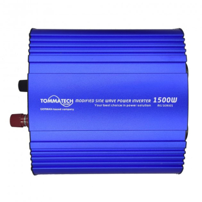 Автомобільний інвертор 12V/220V MS-1500 1800W, approximate sinusoid, USB, Shuko*2 Tommatech (29446)
