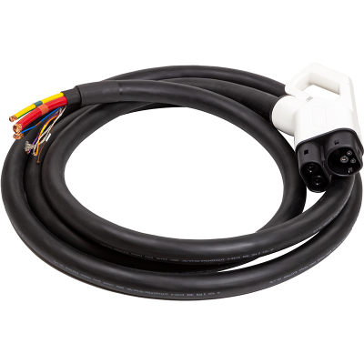 Конектор для заряджання електромобіля Duosida CCS 2, 200A, 3-фазный, с кабелем 5м (EV200368)