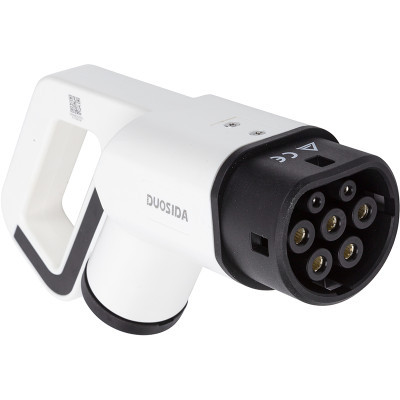 Конектор для заряджання електромобіля Duosida Type 2 (Female), 32A, 3-фазный (EV200207)