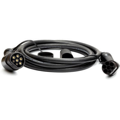 Зарядний кабель для електромобіля HiSmart Type 2, 32A, 22кВт, 3 фазный, 5м (EV200023)