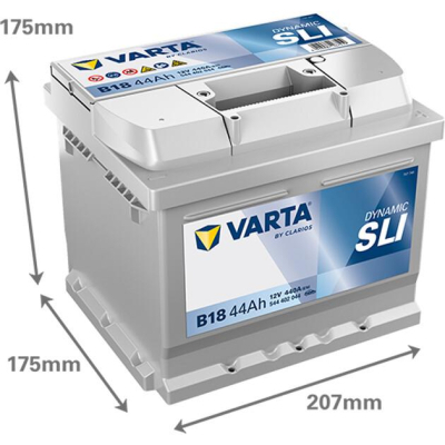 Акумулятор автомобільний Varta Blue Dynamic 44Ah (544402044)