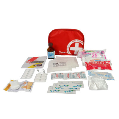 Автомобільна аптечка Poputchik 02-032-М