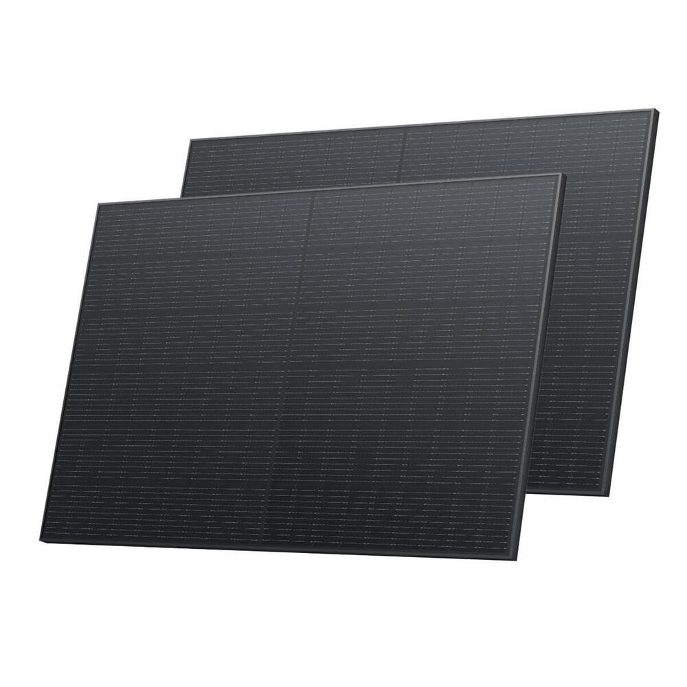 Набір сонячних панелей EcoFlow 2*400 Solar Panel Стаціонарні (1853427)