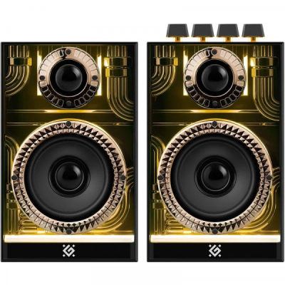 Акустична система Defender Futuro LED Bluetooth Black (65087)