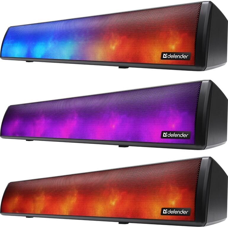 Акустична система 1.0 Defender Саундбар Z8 10Вт, Bluetooth/USB/FM/USB/TF/AUX, чорна (65118)