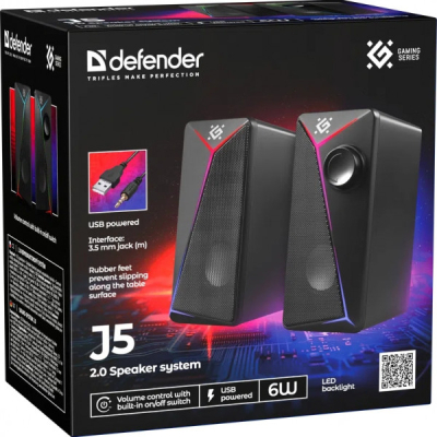 Акустична система Defender J5 Black (65965)