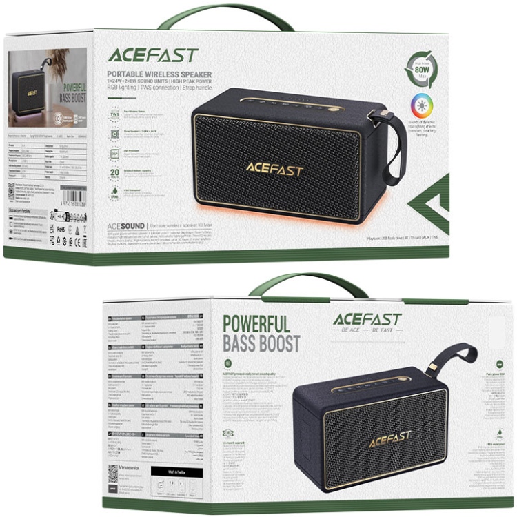 Акустична система Acefast K3 Max Black (6974316285038)