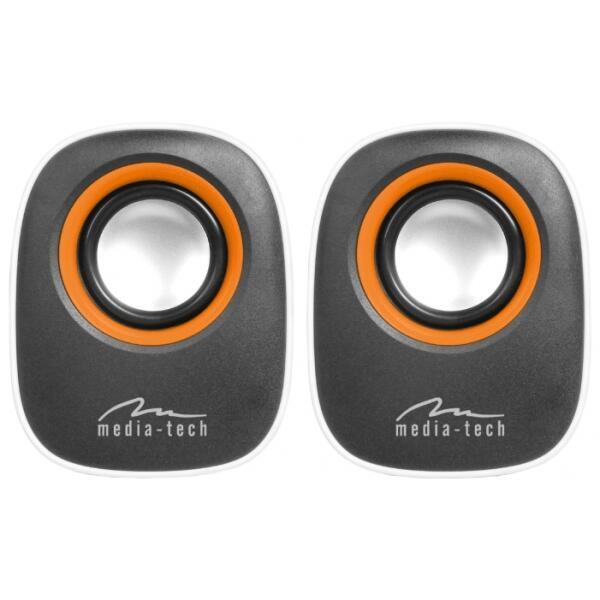Акустична система 2.0  Media-Tech IBO, White (MT3137W) (1722444)