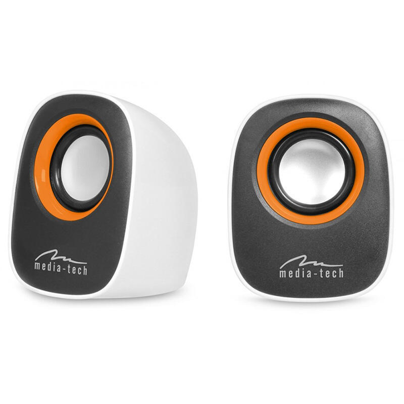 Акустична система 2.0  Media-Tech IBO, White (MT3137W) (1722444)