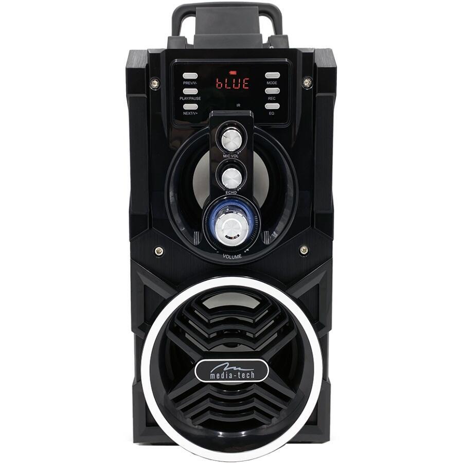 Акустична система 1.0 Media-Tech 18W, Bluetooth/FM/AUX/SD/USB/КАРАОКЕ чорна (MT3150)