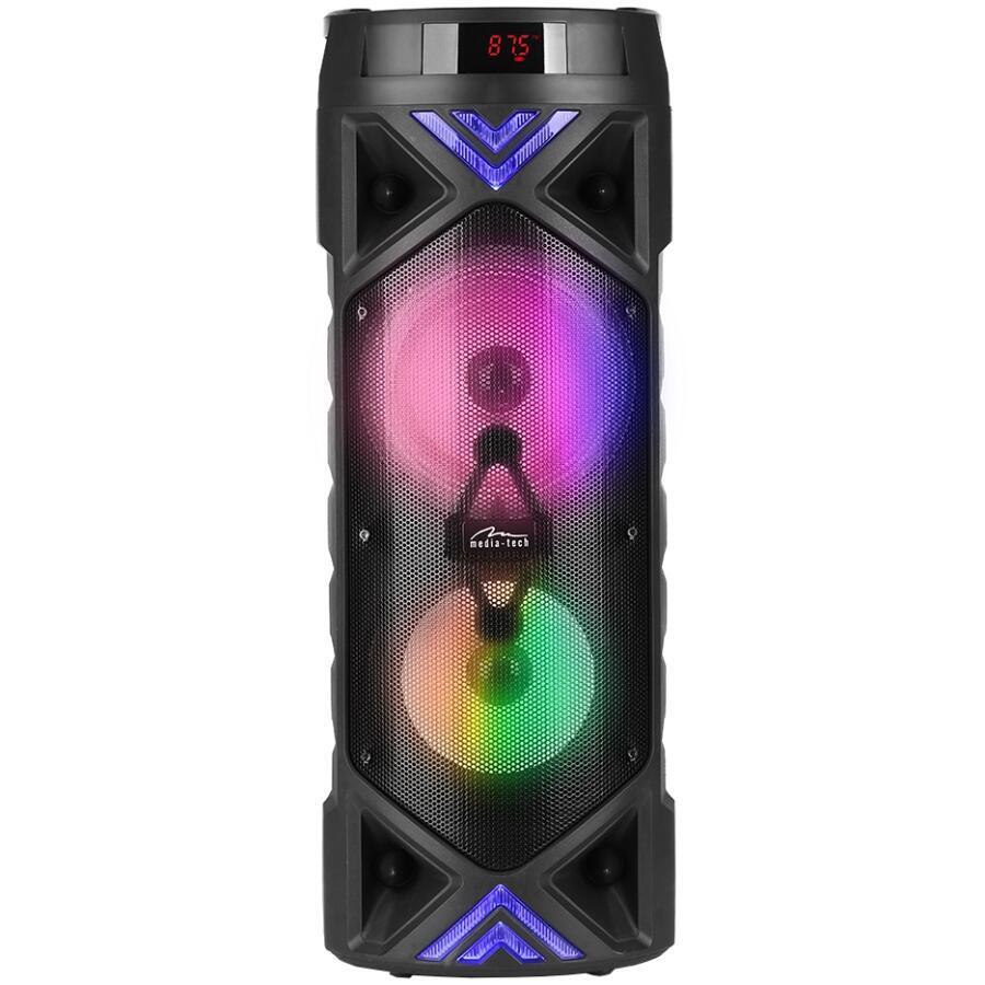 Акустична система 1.0 Media-Tech 50W, Bluetooth/FM/AUX/SD/USB/КАРАОКЕ/LED чорна (MT3182)