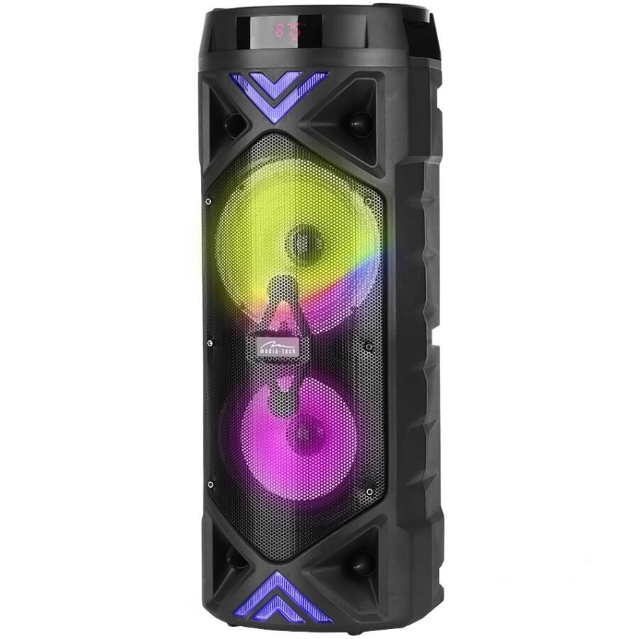 Акустична система 1.0 Media-Tech 50W, Bluetooth/FM/AUX/SD/USB/КАРАОКЕ/LED чорна (MT3182)