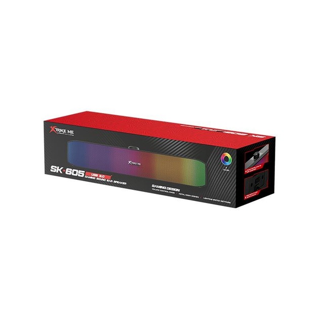 Акустична система (саундбар) Xtrike Me LED RGB Black (SK-605)