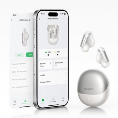 Навушники Ugreen HiTune S5 Open Wearable Bluetooth White (45761)