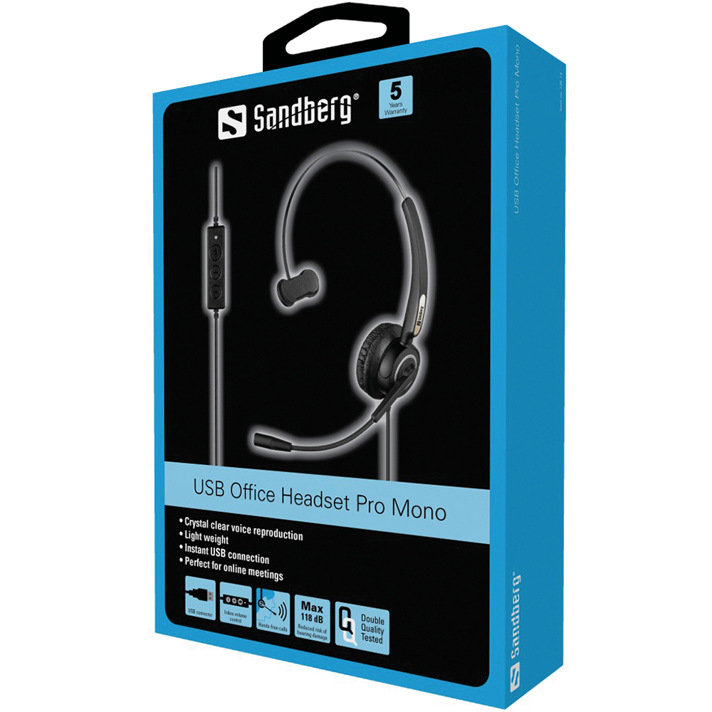 Навушники Sandberg USB Office Headset Pro Mono (126-14)