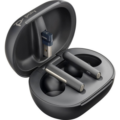 Навушники Poly Voyager Free 60+ Earbuds + BT700A + TSCHC Black (7Y8G3AA)