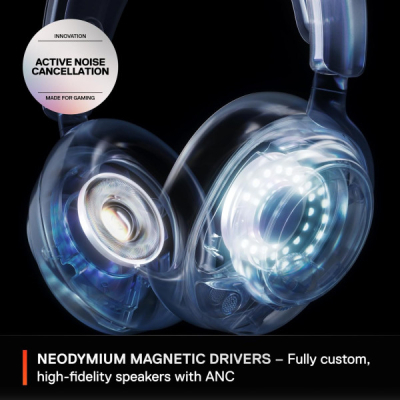 Навушники SteelSeries Arctis Nova Pro Wireless P PS/PC/SW/MAC/MOB White (61526)
