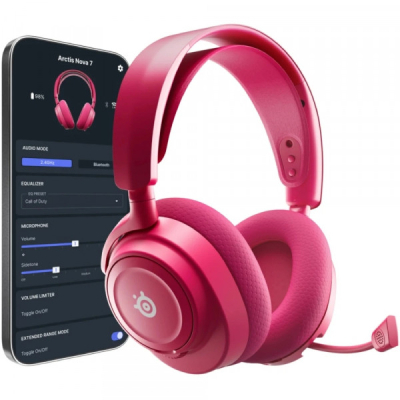 Навушники SteelSeries Arctis Nova 7X Gen 2 Wireless Magenta (61760)