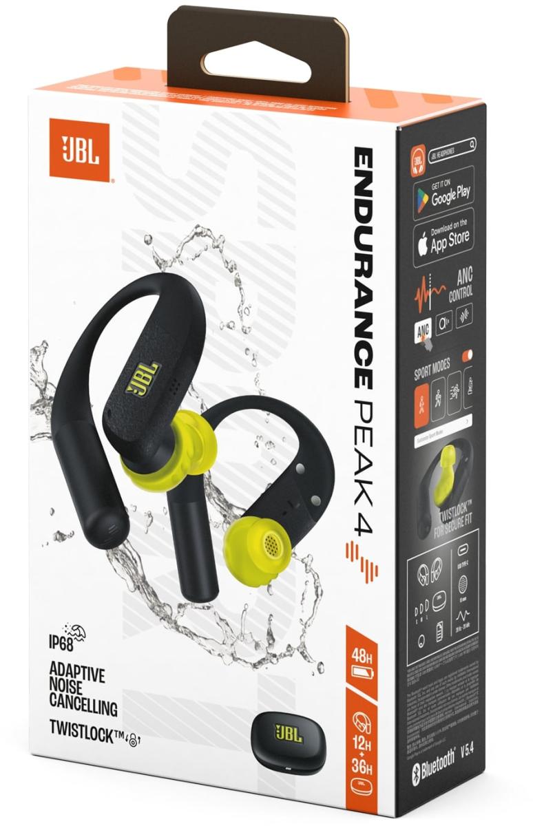 Bluetooth-гарнітура JBL Endurance Peak 4 Black (JBLENDUPEAK4BLKL)