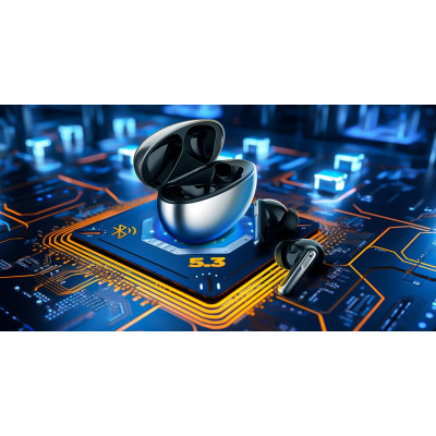 Bluetooth-гарнiтура Hator Hyреrpunk Truedots SyncHUB Black (HTA430)