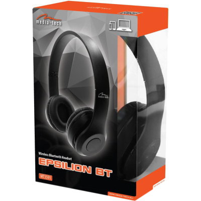 Гарнітура Media-Tech Epsilion BT MT3591 FM/MP3 Black (MT3591)
