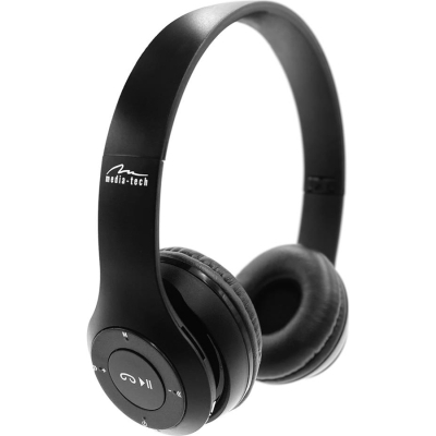 Гарнітура Media-Tech Epsilion BT MT3591 FM/MP3 Black (MT3591)