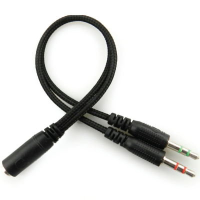 Навушники Sandberg Headset Bulk 3,5мм+converter 2х3,5мм Black (825-30)