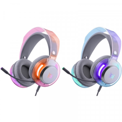 Навушники Defender Glitch RGB USB White (62490)