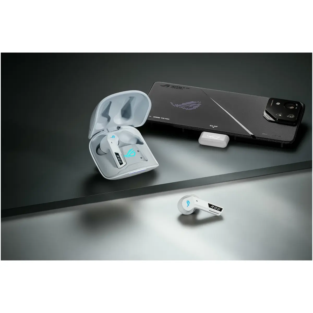 Bluetooth-гарнітура Asus ROG Cetra True Wireless SpeedNova White (90YH03Y0-BTUA10)